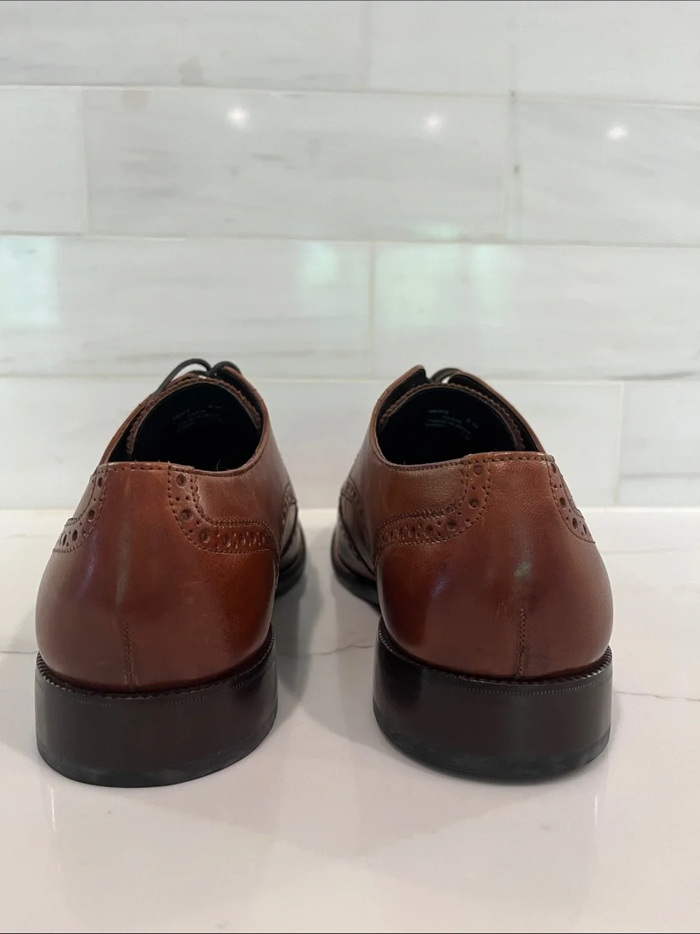 Cole Haan NEW Bedford Leather Wingtip Oxford in British Tan Java size 11